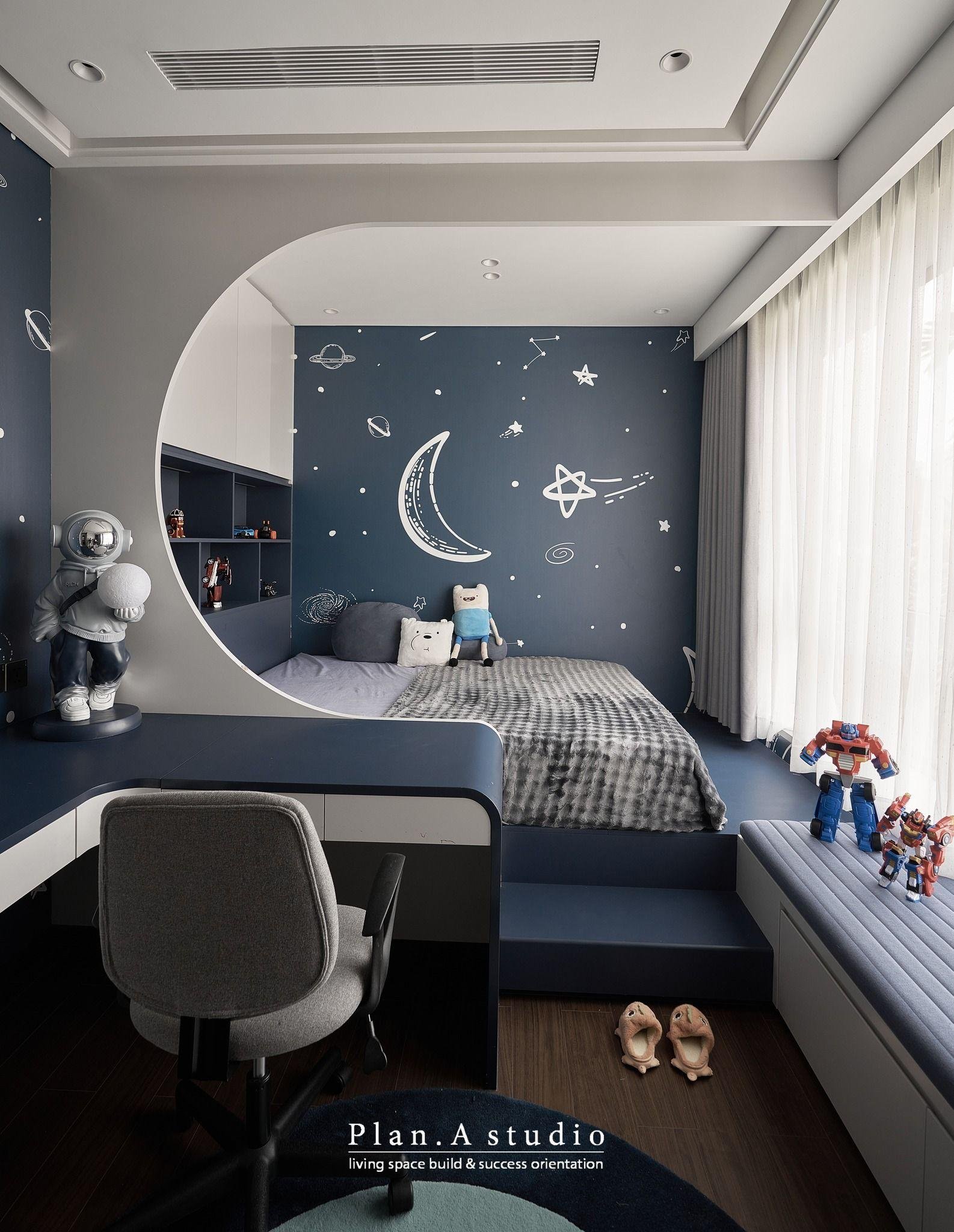 Kids Pastel Bedroom Wardrobe by 5D Home Space