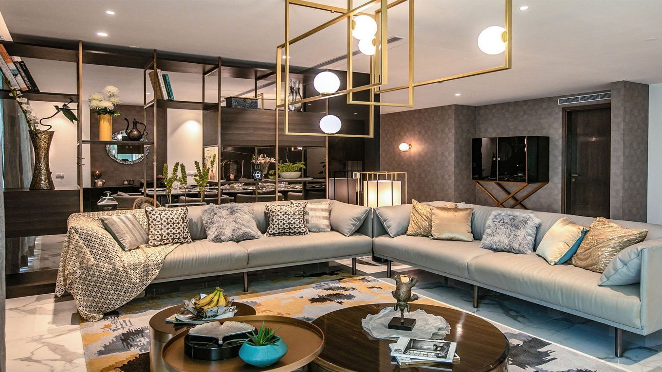 Elegant villa interior concept showing refined full-home execution