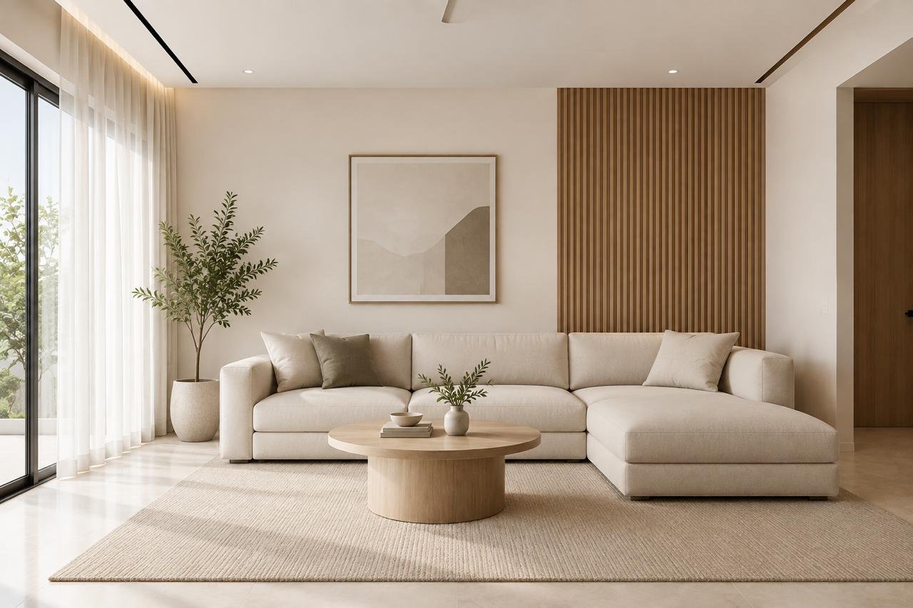 Minimalist package interior finish reference