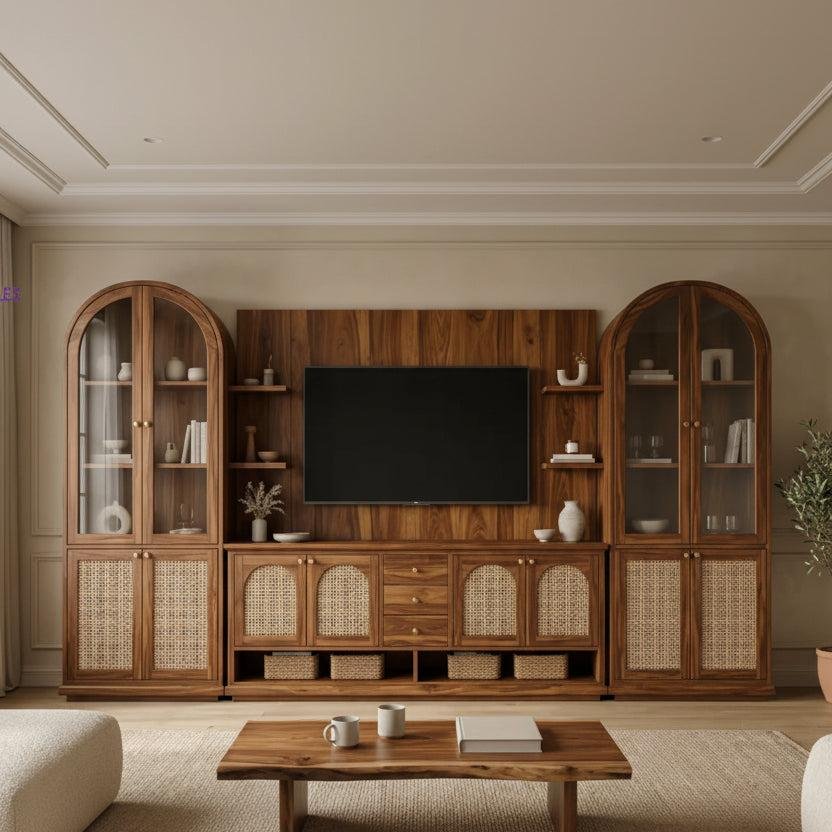 Classic Wooden TV Unit by 5D Home Space